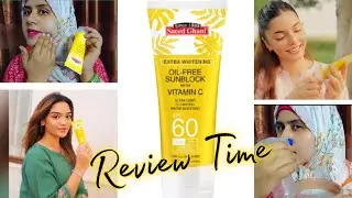 Saeed Ghani Vitamin C Sunblock Review||Home Test|| Honest Review 🤔 @sunialife
