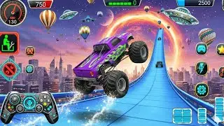 Monster Truck Mega Ramp Stunt Game: Best Car Stunt Game 2026 🏆🎮