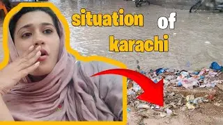 Karachi Rain Situation|after HeavyRain Update in Karachi|Haseen Mosam & City Vibes |farah ka aangan