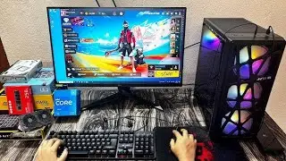 ₹13000 build 🖥 for gaming free fire | punta frontech i5 intel 20inch ⌨️🖱intex under 15k PC#trending
