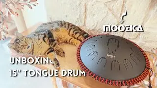 🎵 Moozica 15” Handpan Unboxing & Comparison | C Major 432Hz vs D Minor Tongue Drum & Kalimbas