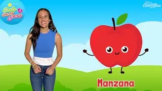 Learn Spanish Fruits: Manzana, Apple. Naranja, Orange | Fruits Song in Spanish for Kids