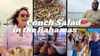 Making Conch Salad with Fatty 🇧🇸 | Catamaran Guru Rendezvous - Bahamian Party Vibes