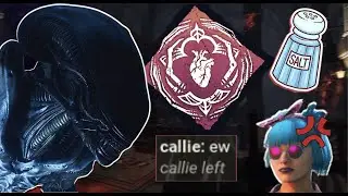 SALTY Survivor Fails Against the TUNNELING Alien - DBD Gameplay