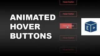 Create Animated Hover Buttons with HTML + CSS