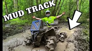 We Built a MUD RACE TRACK in my BACKYARD