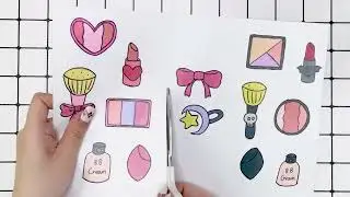 [🌸 How To Paper DIY🌸] Bridal Make Up Wednesday and Enid #4💄💋 Paper cosmetics | Wonder Art Paper