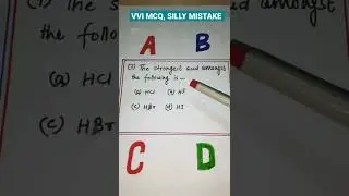 HF/HCl/HBr/HI strongest acid??🤔🤔