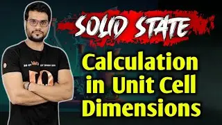 Density Calculation Formula...Very Important | Solid State | Arvind Arora | NEET JEE Exam |