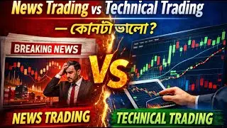 News Trading vs Technical Trading &mdash; কোনটা ভালো? | Beginner to Pro Guide