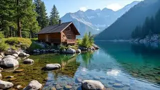 Lake Cabin Serenity — Relaxing Music for Sleep, Stress Relief & Inner Peace