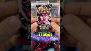Day 150 of the Daily Pack Challenge! What set do YOU wanna see opened? #pokemon #fyp #paldeanfates