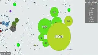 Agar.io . 20000 очков. Легко!