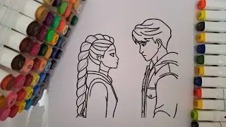 K-Pop Demon Hunters Rumi and Jinu | ASMR Coloring Process / Stress Relief Art