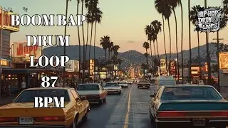 87 BPM Hip Hop Drum Loop &ndash; Dusty Boom Bap Pocket