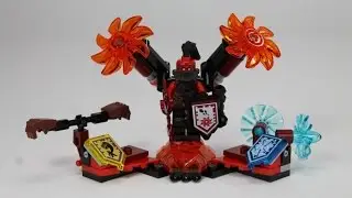 LEGO Nexo Knights Set 70338 Ultimate General Magmar Speed Build Review