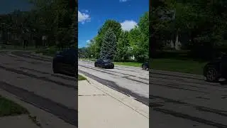 old BMW m6 does a burnout!!!🙄