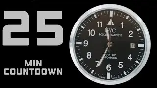 25 Minute Countdown Timer, Real watch, Alarm clock, Pomodoro Timer