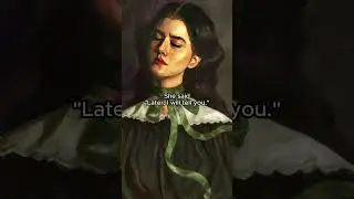 The secret of her green ribbon revealed | The Green Ribbon by northernblots #art #painting #history
