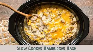 🍔🔥 Slow Cooker Hamburger Hash 🥔🧅 Easy, Hearty, and Delicious! ✨🍴