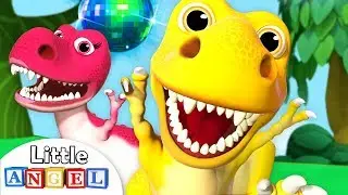 Comptinette des Dinosaures - La Danse du Tyrannosaure - Comptine &egrave; Gestes pour les b&eacute;b&eacute;s