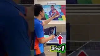Only 16s! Ti Long teaches a killer Tomahawk serve to his Malaysian student 🔥🏓 #viral #video