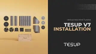 TESUP Atlas Vertical Wind Turbine Installation Video