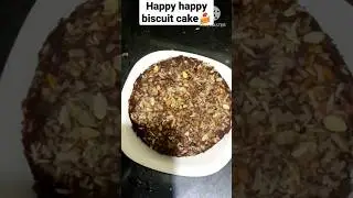 Tasty Happy happy biscuit cake🍰🍰😋😋 #cakerecipe #cooking #youtubeshots #shots