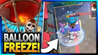 INSANE LOON FREEZE CYCLE DECK w/ NO LEGENDARY!! Balloon Freeze Fast Cycle Deck in Clash Royale