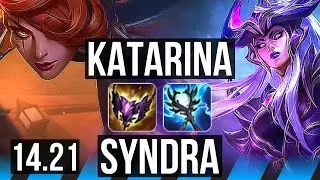 KATARINA vs SYNDRA (MID) | 5/0/2 | KR Diamond | 14.21