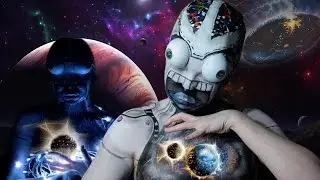 Cosmos and outer space makeup tutorial NYX FACE AWARDS Ukraine 2017 ✌ Космический макияж  ГАЛАКТИКА