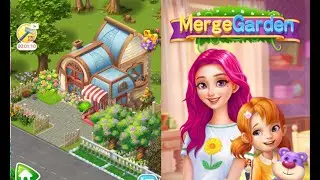 Merge Garden:Restoring Mansion. Level 1-4 Part 1
