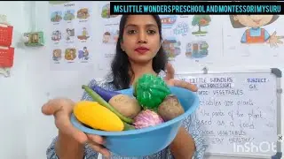 PART - 1 Vegetables Lesson Kindergarten