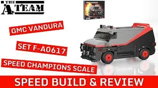 LEGO SPEED CHAMPIONS SCALE A TEAM VAN, GMC VANDURA MOC KIT, SET F-A0617, SPEED BUILD & REVIEW