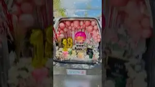 18th birthday 🚘 surprise #babeksteraza #sorpresabybabeksteraza #cartrunksurprisedelivery