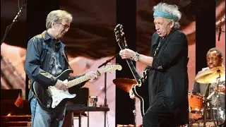 Keith Richards & Eric Clapton Perform &ldquo;Sweet Little Rock &lsquo;n Roller&rdquo; at the 2013 Crossroads Festival