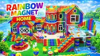 Rainbow Colorful Dream House 🌈 | Grow Up Now for Kids #rainbow 