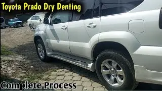 Toyota Prado Dry Denting Complete Process, Paintless drydenting in Rawalpindi