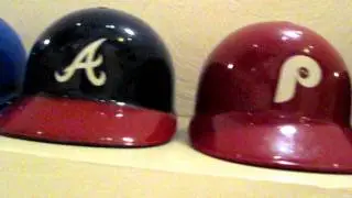 My new and improved souvenir batting helmet collection