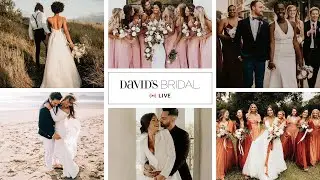 David's Bridal Live Stream: Real Wedding Video Moments
