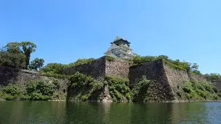 Japan, Osaka, Osaka Castle Gozabune boat