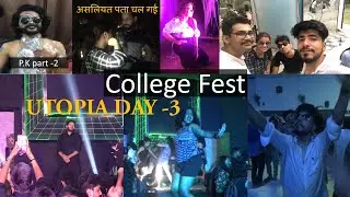 College Fest Utopia unlimited fun 🔥🔥| Rahul Katal  #spadelhi #hostelvlog #collegevlog #collegefest