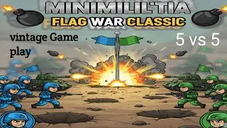 Hightower नक्शा 🚩flag taking 💀game | Minimilitia classic CTF game highlights video | mini militia 