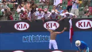 Janowicz Rips His Jerzy Off | Australian Open 2014
