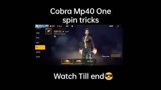 New Faded Wheel Cobra Mp40 One Spin Trick || Free Fire