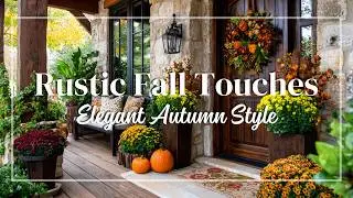 French Country Porch Ideas for Fall 🍂 | Cozy Vintage Charm for Your Small Outdoor Space