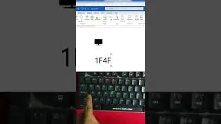 How to Create a monitor symbol in the best way using shortcuts #keyboard #shortcutkeys #symbols