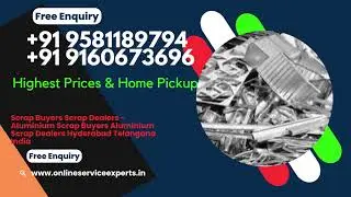 Aluminium Scrap Buyers Aluminium Scrap Dealers Near Me Hyderabad Telangana India +91 9581189794