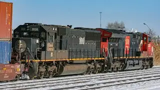 DEATHSTAR! CN 3231 & IC 1010 at Brampton, ON (FEB 4, 2026)