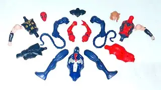 AVENGERS SUPERHERO ACTION TOYS, Captain thor vs Monster venom vs Red-spiderman 